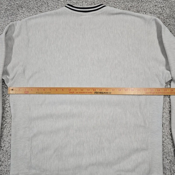 Champion Reverse Weave Sweatshirt Mens Large Gray Harvard Pullover Sweater - Picture 7 of 11